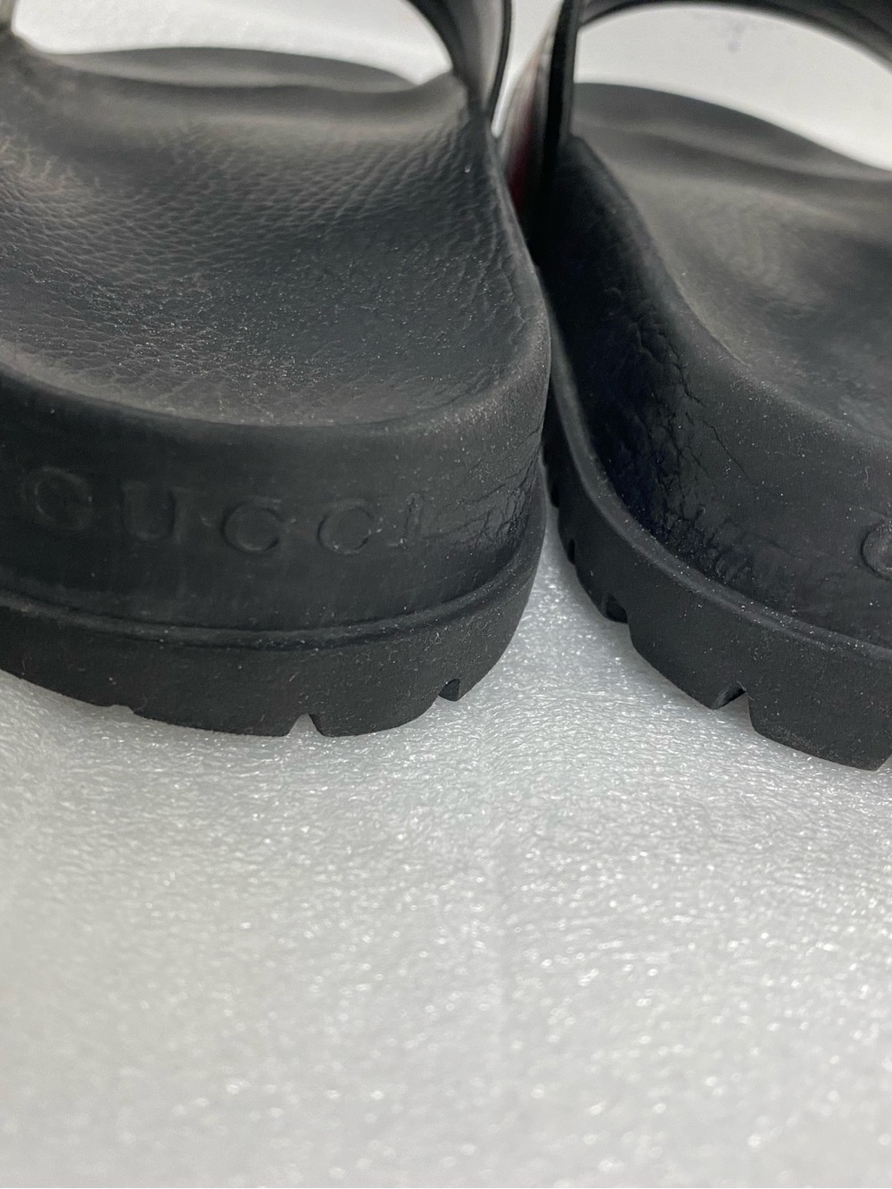 Gucci Web Slide Sandal . Made in Italy Size 11 . Serial number 429468 - Picture 8 of 8